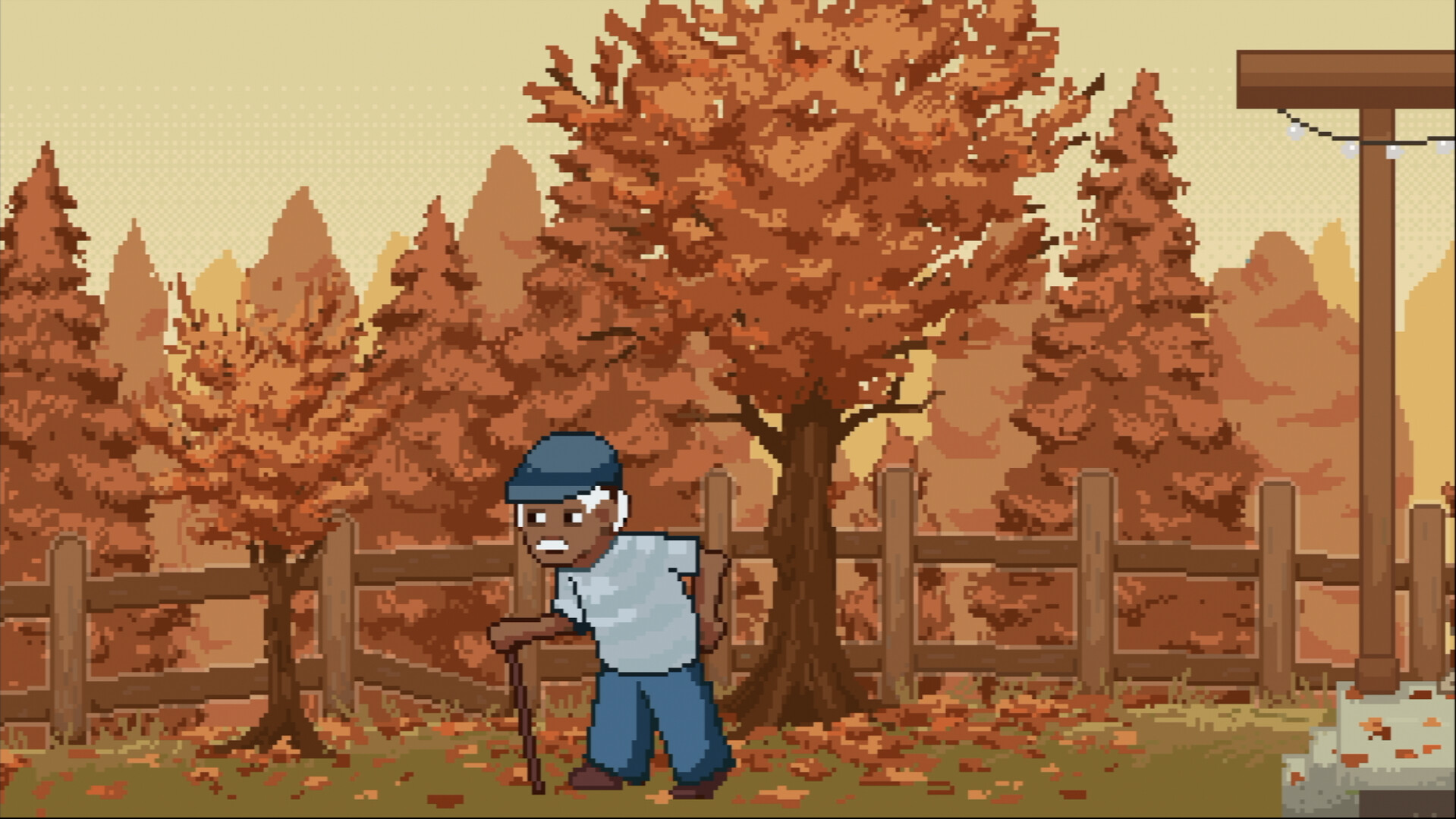 Old and Gray - autumn outdoor scene